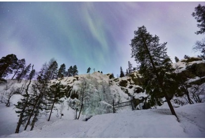 Wspinaczka lodowa na Pyhä