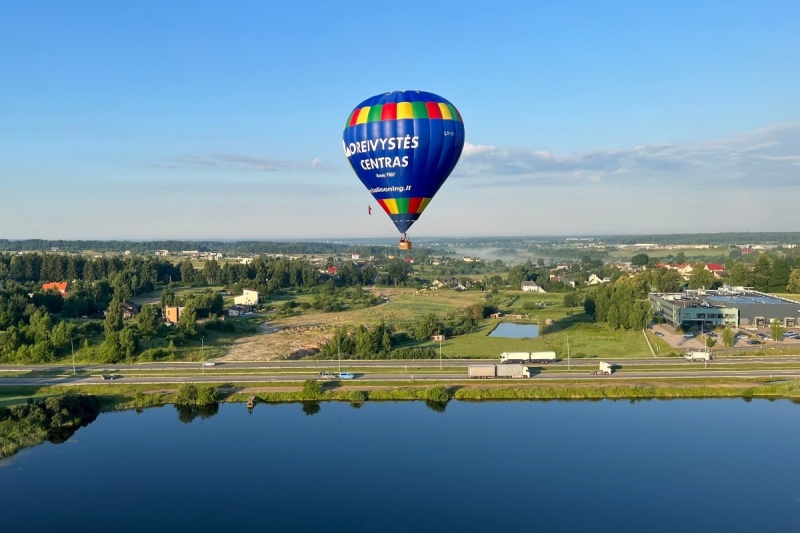 Lot balonem nad Kłajpedą z „Centrum Lotniczym”