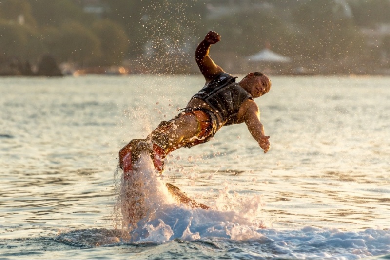 Flyboard z nagraniem nieopodal Krakowa