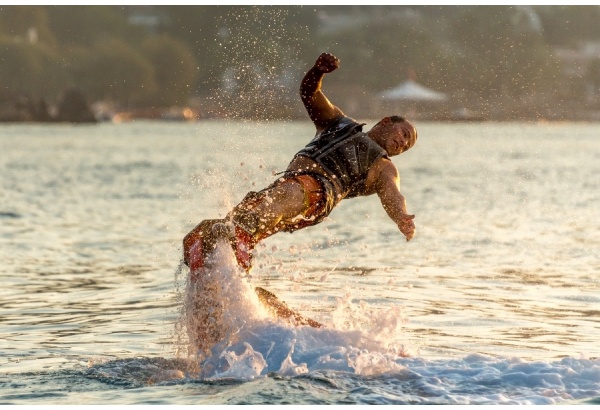 Flyboard z nagraniem nieopodal Krakowa