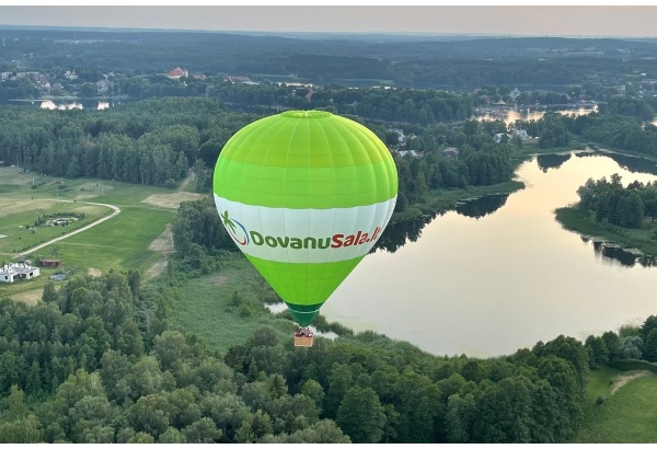 Romantyczny lot balonem dla dwojga w Birsztanach na Litwie