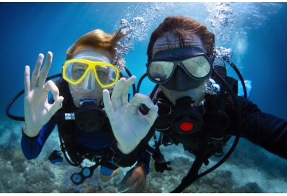 Nurkowanie w kamieniołomie z FirstDive.pl